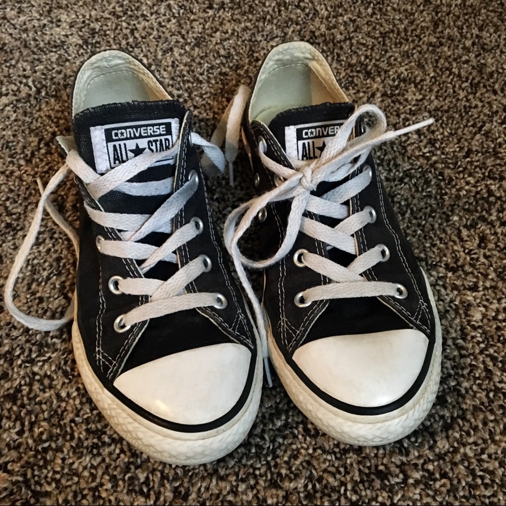 Black Low Top Converse